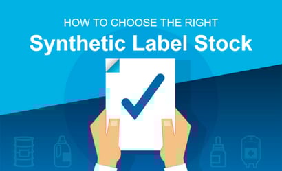 Synthetic Label Stock Image